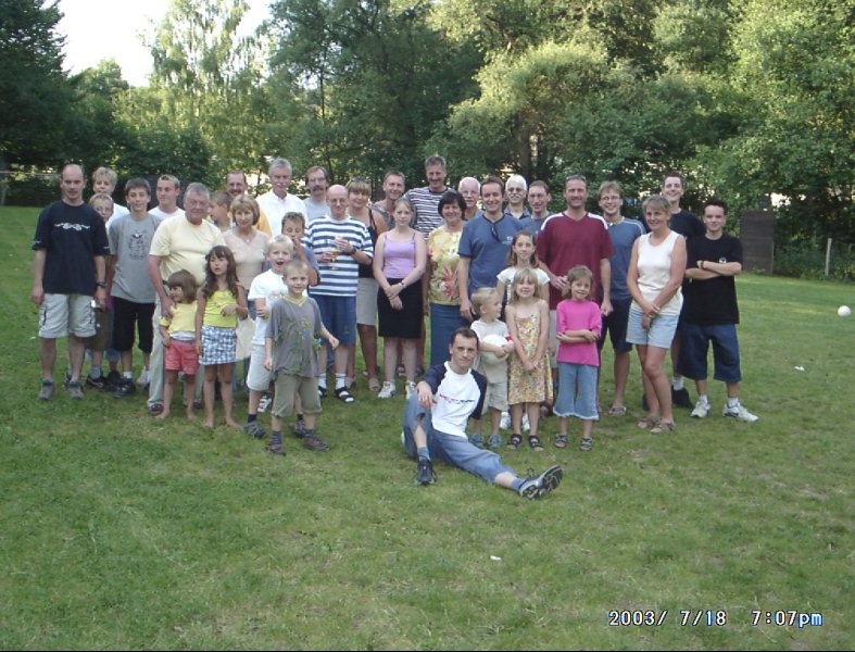 Gruppenfoto - Grillfest 2003